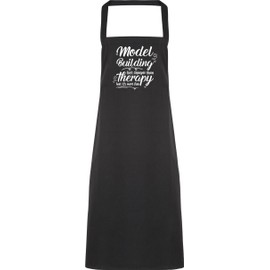 Hippowarehouse Model Building isn't cheaper than therapy but it's more fun Apron kitchen cooking painting DIY onesize adult