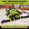Tool Belt,Magnetic Tool Pouch,14-Pockets Tool Belts for Men,Detachable & Adjustable
