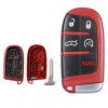 SRT RED KEY FOB HELLCAT 5 BUTTON WITH LOGO RED