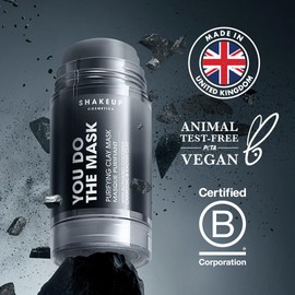 Shakeup Pen Face Mask for Men – Cleansing, Clarifying & Moisturizing with Activated Charcoal & Coconut Extract – Vegan Skincare, 25g