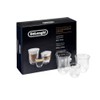 DeLonghi Coffee Connoisseur Glasses (set of 6): 2 Espresso, 2