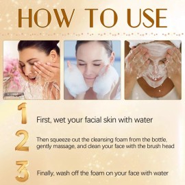 Does not apply 2pcs Turmeric Facial Cleanser, Turmeric Face Wash, Foaming Cleanser for All Skin