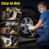 Topec 6PCS Lug Nut Removal Tool, 1/2-Inch Drive Wheel Lock