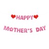 Mother's Day Garland with Heart Paper Happy Mother's Day Decoration