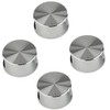 FUNNTY metal gas stove knobs, 4 Pack 6mm Zinc Alloy