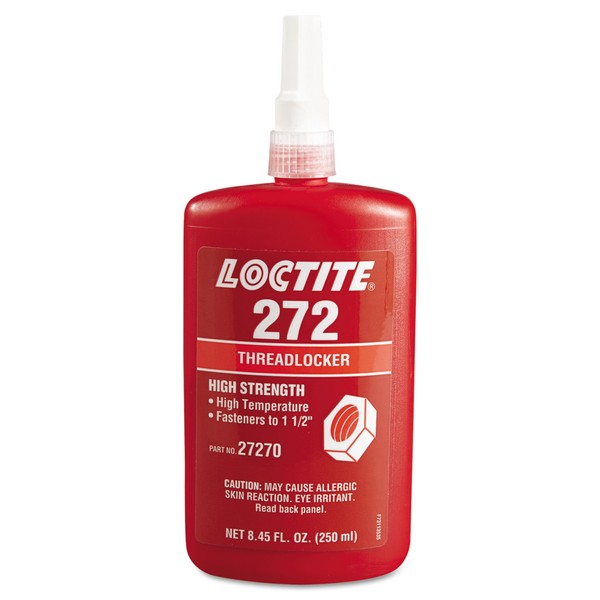 272 Threadlocker, High Temp/High Strength - 250ml threadlocker 272 hi
