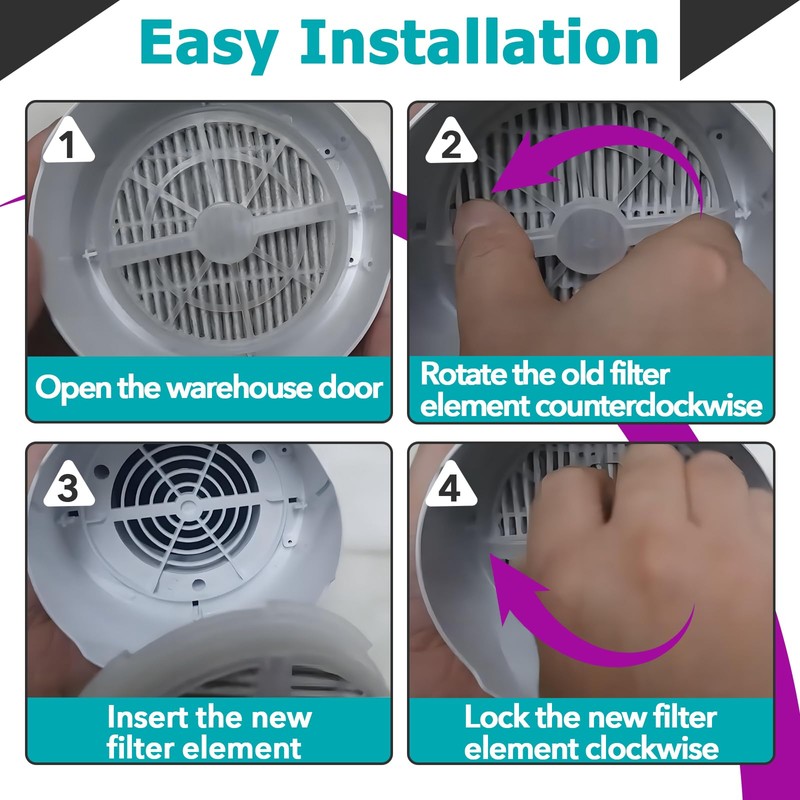 8 Pcs Air Purifier Filter Compatible with Frida Baby Air