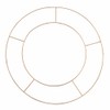 Basic Wire 8in Flat Wreath Ring - Single Floristry Hoop
