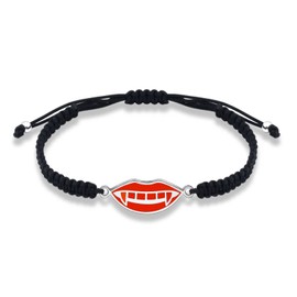 NC Vampire braided rope bracelet Vampire jewelry The Vampire TV Show Inspired Gift Vampire Fandom Gift Vampire Lover Gifts Birthday Gifts (Vampire braided B)