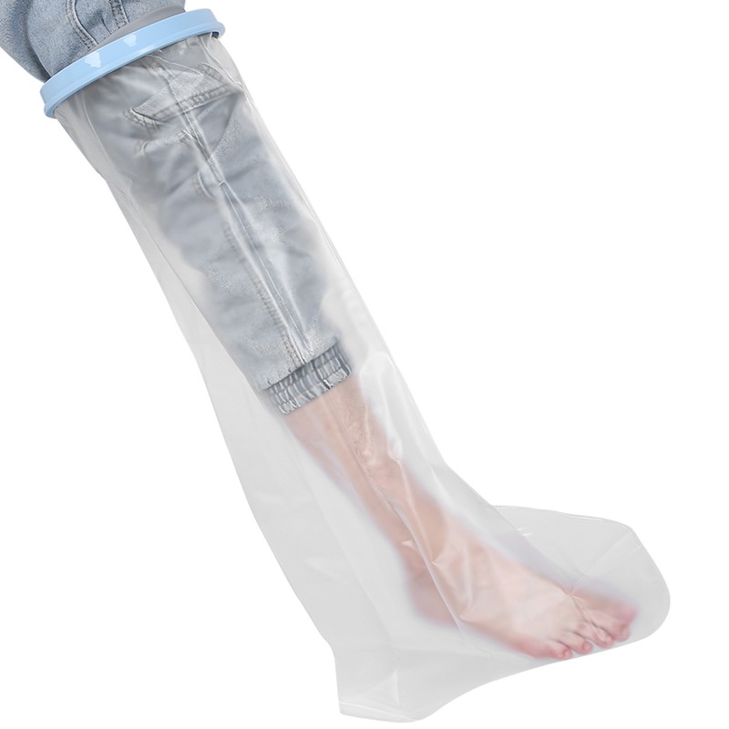 Leg Cast Cover Watertight Foot Wound Protector Reusable Kid Leg