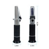 NANBEI 4-in-1 Antifreeze Coolant Refractometer,（Copper ）CNC Machine coolant Refractometer for