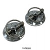 VMS RACING CHROME UNIVERSAL DUMMY FAKE RACING HOOD PIN APPEARANCE