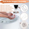 972098A Drain Stopper Polished Chrome Sink Stopper, Drain Sink Plug
