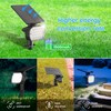 VOLISUN Solar Spotlight Outdoor, IP67 Waterproof Solar Landscape Spot Lights，Uplights