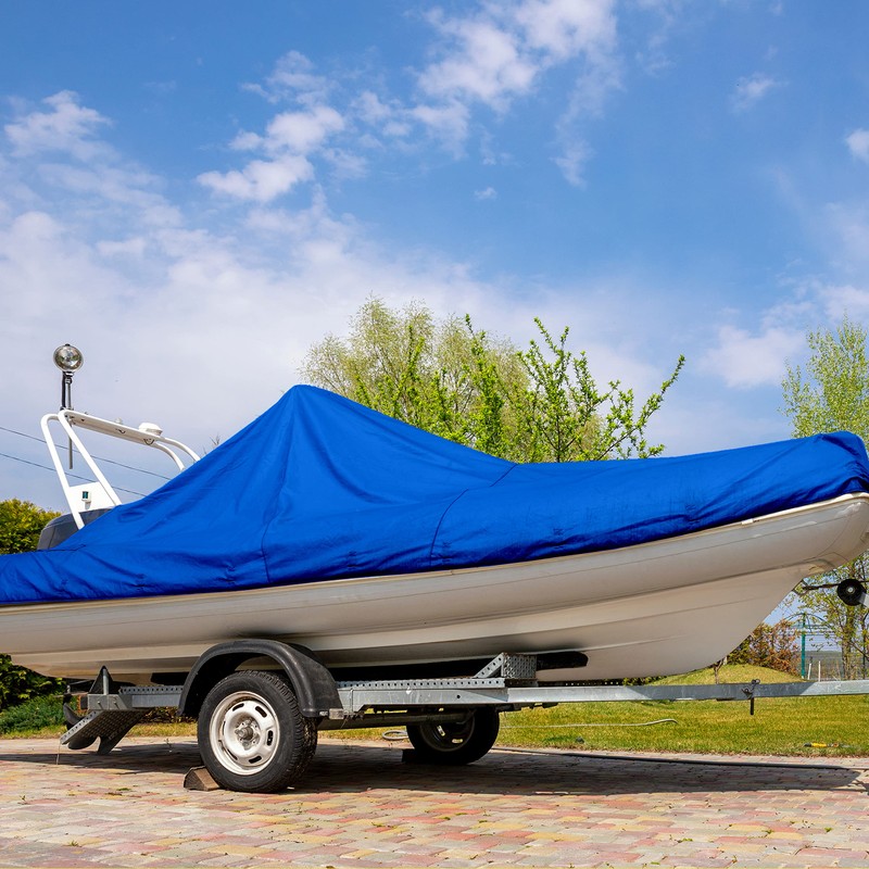 Multi-Purpose Large Tarp Waterproof Cover | Blue, 9' x 12'