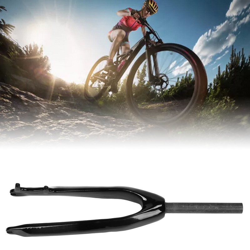 Road Bike Fork Carbon Fiber Strong Strength High Stability Mountain