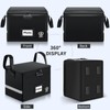 Fireproof Photo Storage Box with Lock, Holds 36 Inner 4"x6"