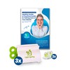 3 Pcs Toothpaste Squeezer Roller with 4 Toothpaste No-Mess Caps,