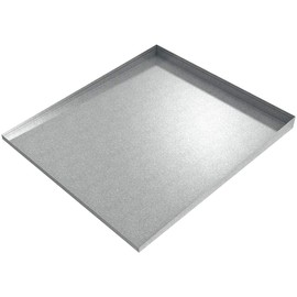 Front-Load Washer Drip Tray - 36" x 32" (Galvanized Steel) | Water Damage Prevention | No Leak | Made In The USA | Welded Water Tight | Killarney Metals