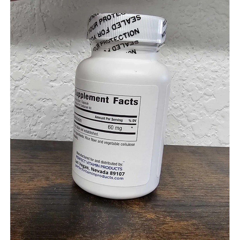 Melatonina De Alta Dosis, 60 Mg, Melatonina Max Garantiza Un