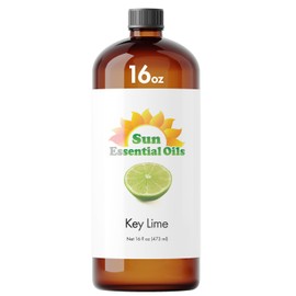 Sun Essential Oils Key Lime Essential Oil 16oz for Aromatherapy, Diffuser, Cleaning, and Household