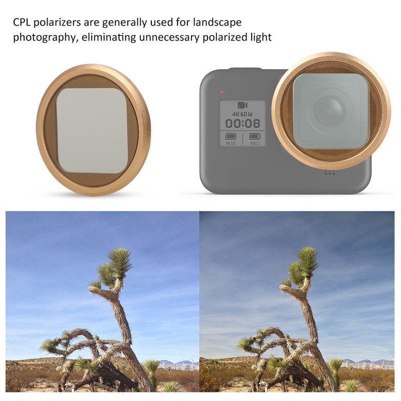 JUNESTAR 6 In 1 Action Camera Filter CPL ND Night