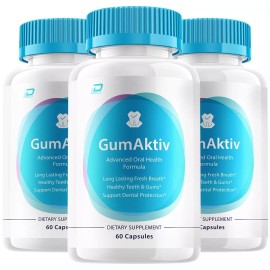Gum Aktiv (3 Pack) GumAktiv Dental Support Capsules - Gum Aktiv Pills Natural Tooth & Gum