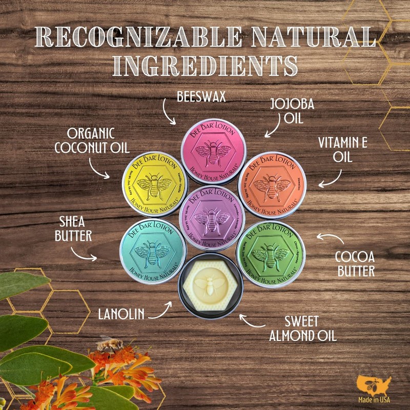 Honey House Naturals Bee Bar Duo – Vanilla - Small