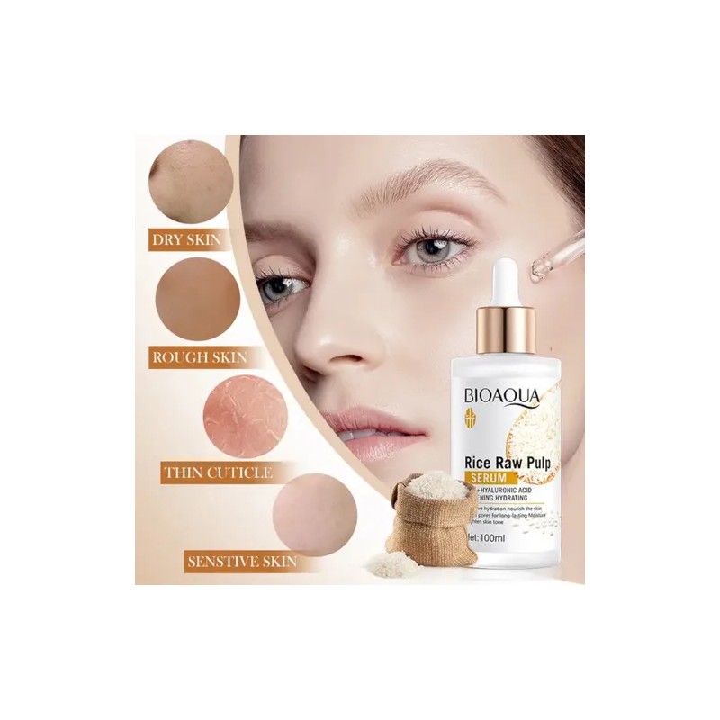 Serum De Arroz Bioaqua 100ml - G Tipo De Piel