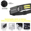 LED Headlamp, USB Rechargeable Head Lamp, 230° Wide Beam Motion
