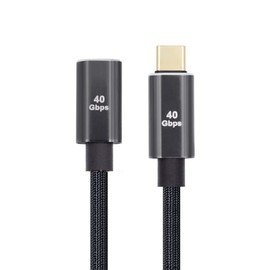 cablecc 40Gbps USB4 Extension Cable Male to Female with 100W Charging and 8K@60Hz 30cm