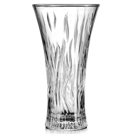 Vase 12" Flower Vases, Crystal Clear Glass Vases for Flowers, Tall Crystal Vase, Modern Large Glass Home Office Decor for Living Room Dining Table Centerpieces, Birthday and Wedding