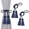 Pretty Jolly 2 Pack Double-Ended Tassel Curtain Tiebacks European Style