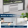 Pearwow Adjustable Window Air Conditioner Side Panels with Frame Set,Extra