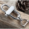 TISUR Car Key Chain, Double Ring, Keychain, Carabiner Hook, Keychain,