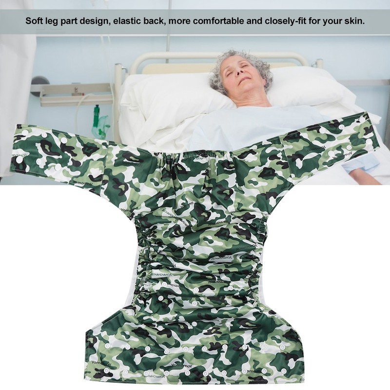 Washable Reusable Adjustable Breathable Anti Leakage Adult Diapers for Elderly