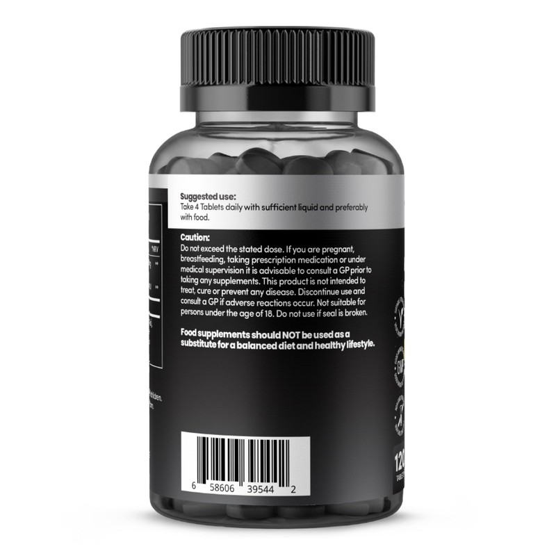 Activated Charcoal with Bio Cultures Complex Probiotics 1200mg, 16 Billion
