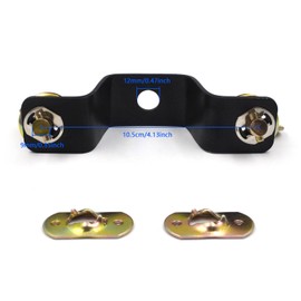 Moving Head Light Bridge Connector Truss Clamp Stage Light Clamps, Bracket Connector Spacing 10.5cm, Quick Lock, 12 mm Aperture Diameter, 220 lb Load Capacity 4 Pack