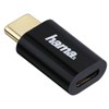 Hama USB C Adapter (USB-Type-C-Stecker auf Micro-USB-2.0-Buchse, vergoldet, geschirmt, 15