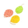 3piezas Esponjas Baño Forma Panal Amarillo Verde Naranja Ducha Suaves