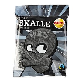Bubs Skull Salty Liquorice 2 Pack of 90g