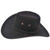 Yosang Cowboy Hat Western Suede Look Outdoor Hat Travel Summer