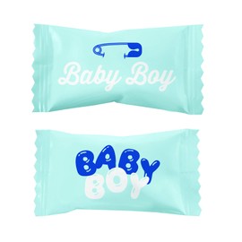 The Dreidel Company Baby Boy Buttermints, Mint Candies, After Dinner Mints, Butter Mint Candy, Fat-Free, Individually Wrapped (275 Pieces)