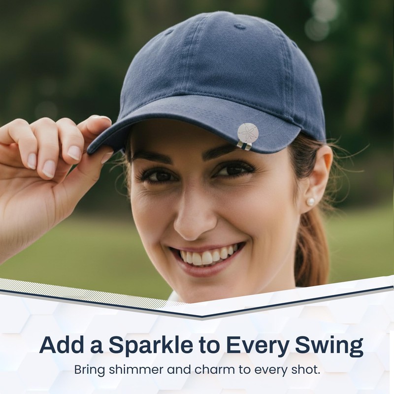 FunMarkers Sand Dollar Golf Ball Marker - Novelty Ball Marker