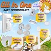Baby Proofing Kit 67pcs All in One Includes Magnetic Cabinet