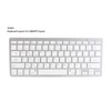 Ultra Thin Keyboard BT Wireless Splashing Proof Bilingual Language Keypad