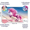Unicorn Flag Banner - Pink Funny Flag - 110Den polyester