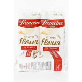 Francine Farince de Ble Tous Usages - French T45 All Purpose Wheat Flour (3 Pack, Total of 3kg)