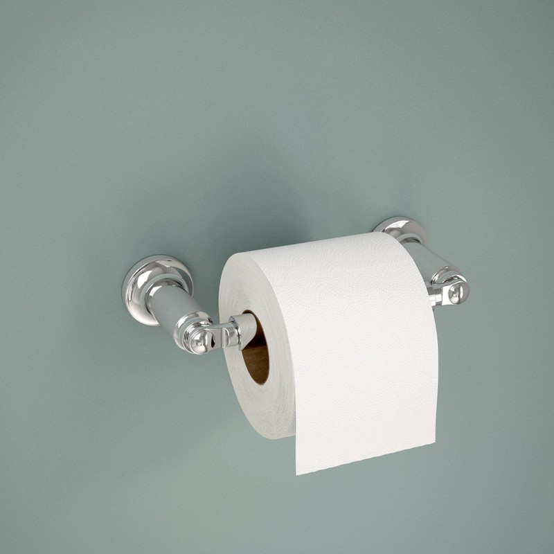 Delta Saylor (1-Pack) Toilet Paper Holder Polished Chrome Tissue Roll