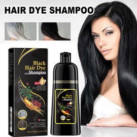 Pemarlis 100 ml Instant Hair Shampoo Hair Colour Shampoo 3 in 1 Black Hair Dye Shampoo Hair Dye Colour Long Lasting Black Shampoo Colours